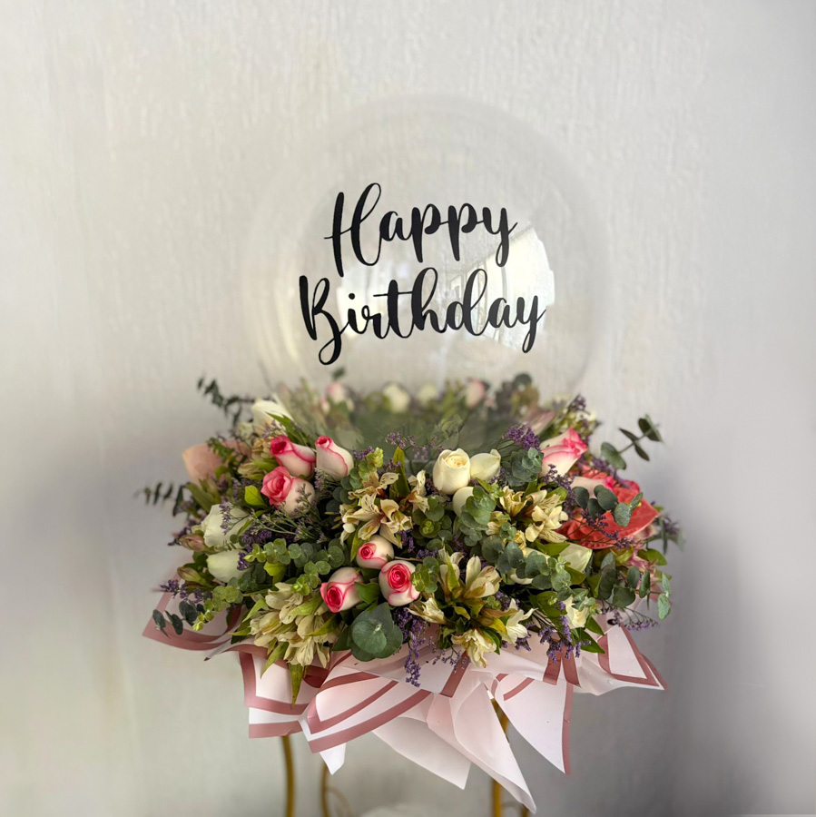  BLOOM BALLOON EXOTIC BOUQUET
